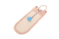 Pet Life ® Eco-Natural Sisal and Jute Hanging Carpet Cat Scratcher - BIG FRENCHIES