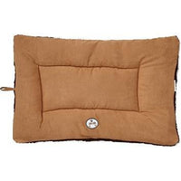 Pet Life ® 'Eco-Paw' Reversible Eco-Friendly Recyclabled Polyfill Fashion Designer Pet Dog Bed Mat Lounge - BIG FRENCHIES