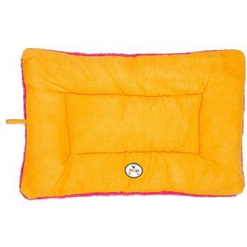 Pet Life ® 'Eco-Paw' Reversible Eco-Friendly Recyclabled Polyfill Fashion Designer Pet Dog Bed Mat Lounge - BIG FRENCHIES