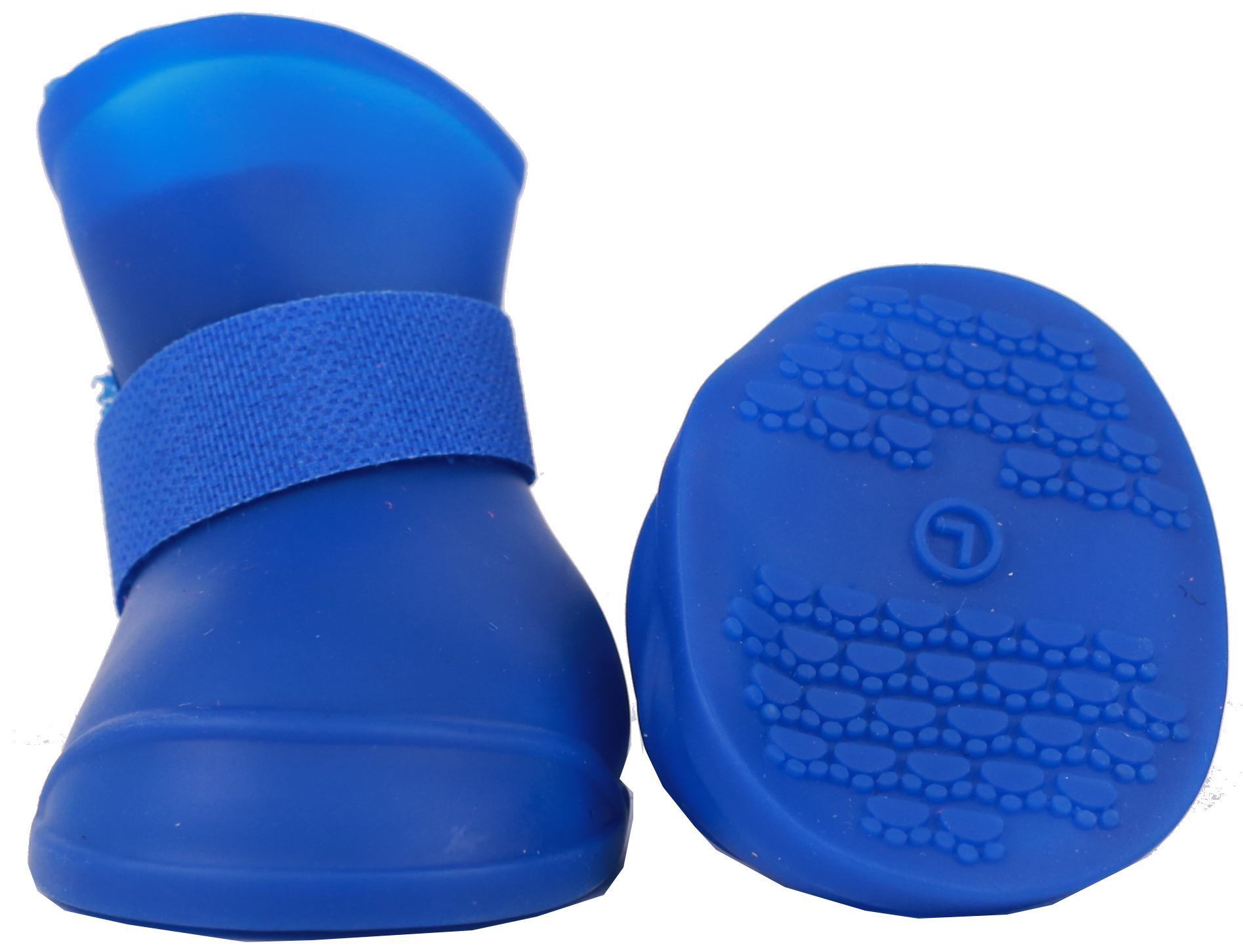 Pet Life ® Elastic Protective Multi-Usage All-Terrain Rubberized Dog Shoes - Set of 4 - BIG FRENCHIES