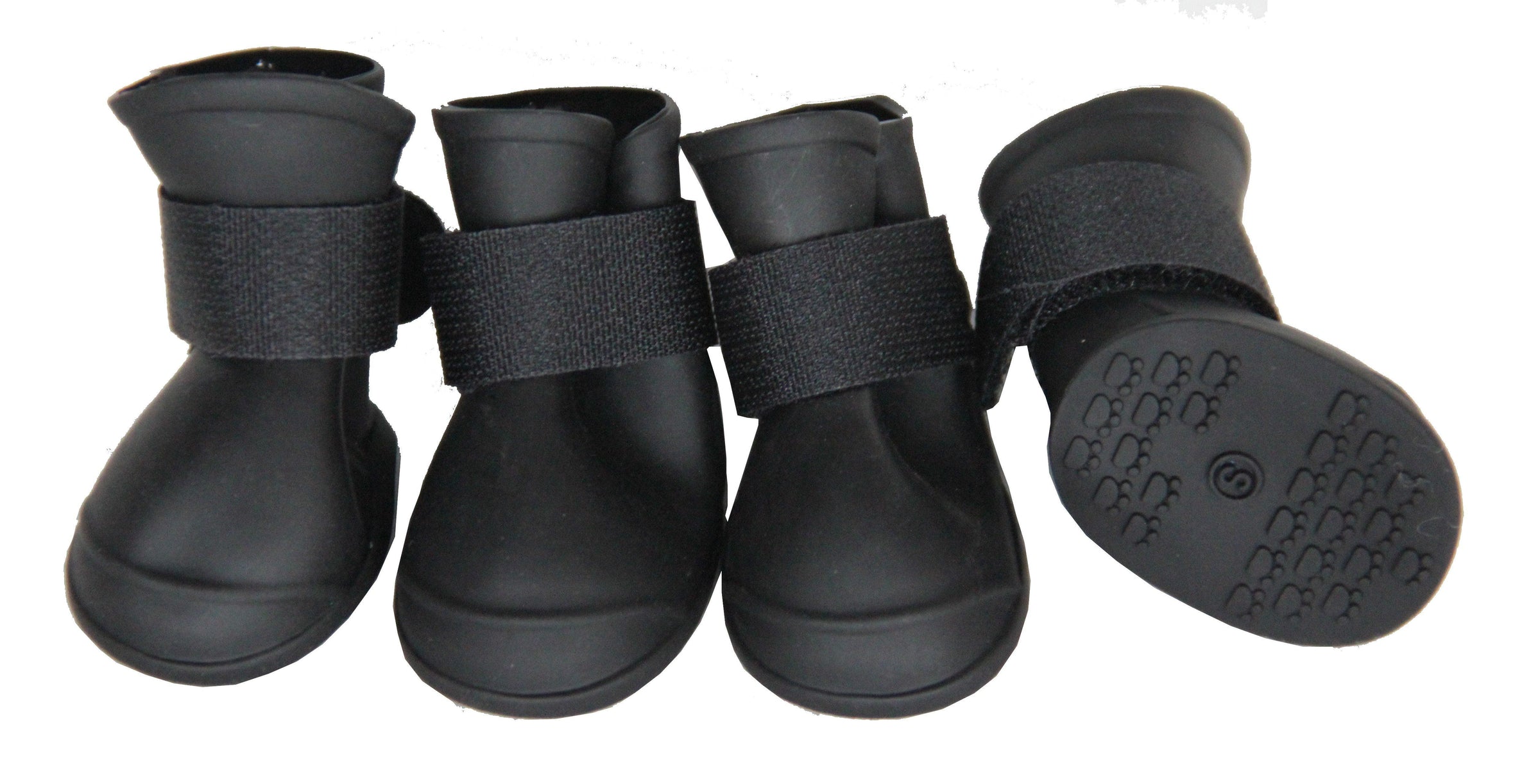 Pet Life ® Elastic Protective Multi-Usage All-Terrain Rubberized Dog Shoes - Set of 4 - BIG FRENCHIES