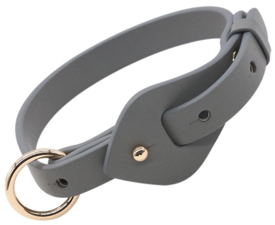 Pet Life ® 'Ever-Craft' Boutique Series Adjustable Designer Leather Dog Collar - BIG FRENCHIES