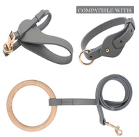 Pet Life ® 'Ever-Craft' Boutique Series Adjustable Designer Leather Dog Harness - BIG FRENCHIES