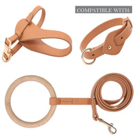 Pet Life ® 'Ever-Craft' Boutique Series Adjustable Designer Leather Dog Harness - BIG FRENCHIES