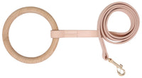 Pet Life ® 'Ever-Craft' Boutique Series Beechwood and Leather Designer Dog Leash - BIG FRENCHIES