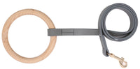 Pet Life ® 'Ever-Craft' Boutique Series Beechwood and Leather Designer Dog Leash - BIG FRENCHIES