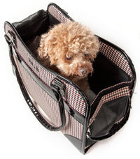 Pet Life ® Exquisite Airline Approved Designer Travel Pet Dog Handbag Carrier - BIG FRENCHIES