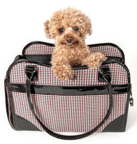 Pet Life ® Exquisite Airline Approved Designer Travel Pet Dog Handbag Carrier - BIG FRENCHIES