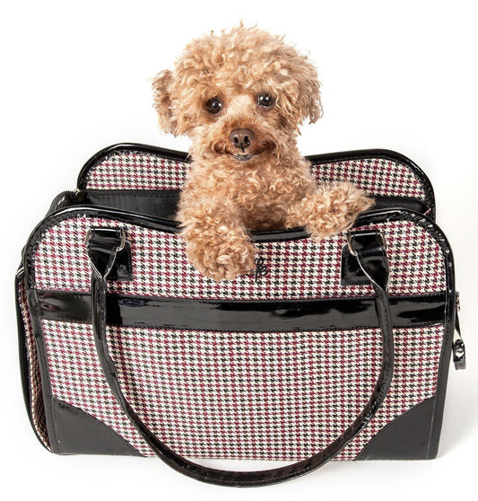 Pet Life ® Exquisite Airline Approved Designer Travel Pet Dog Handbag Carrier - BIG FRENCHIES
