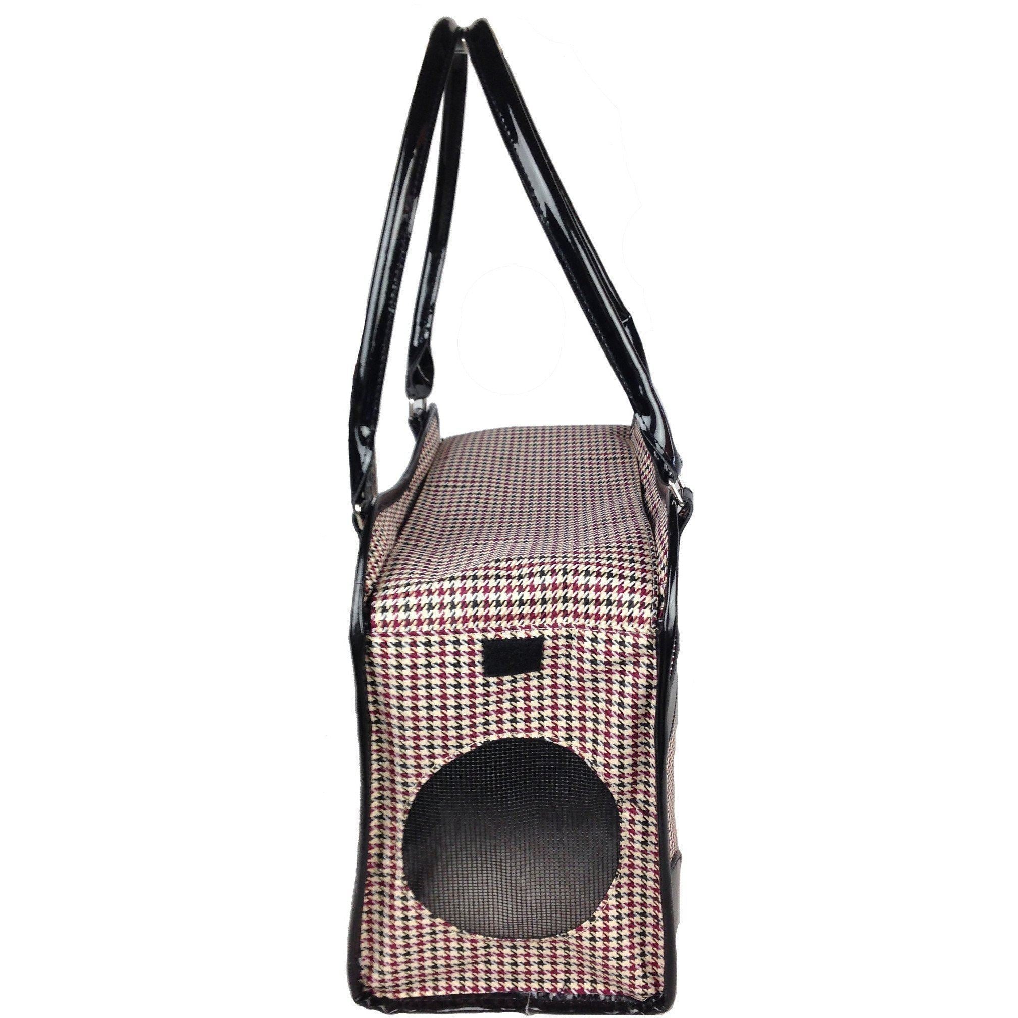Pet Life ® Exquisite Airline Approved Designer Travel Pet Dog Handbag Carrier - BIG FRENCHIES