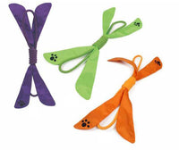 Pet Life ® 'Extreme Bow' Sporty Rope and Squeak Dog Toy - BIG FRENCHIES