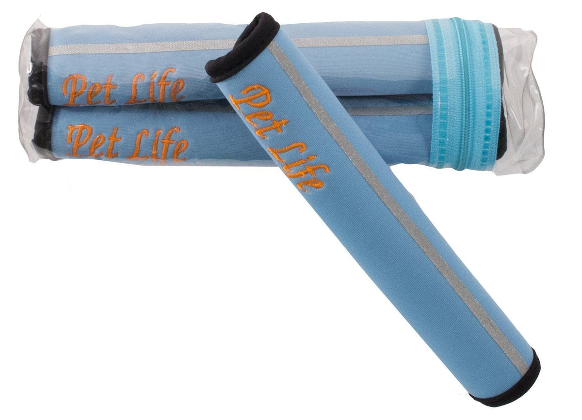 Pet Life ® 'Extreme-Neoprene' Joint Protective Safety Recovery and Reflective Pet Dog Sleeves - Set of 4 - BIG FRENCHIES