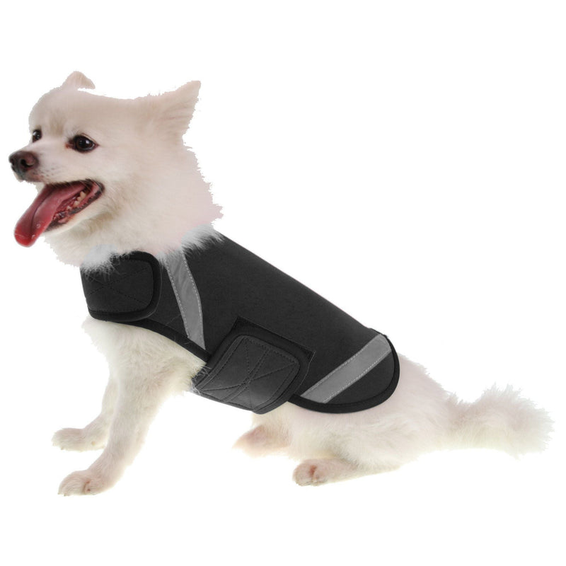 Pet Life ® 'Extreme Neoprene' Multi-Purpose Protective and Reflective Rash Guard Dog Coat - BIG FRENCHIES