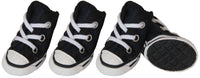Pet Life ® 'Extreme-Skater' Canvas Casual Grip Pet Dog Shoes Sneakers - Set Of 4 - BIG FRENCHIES