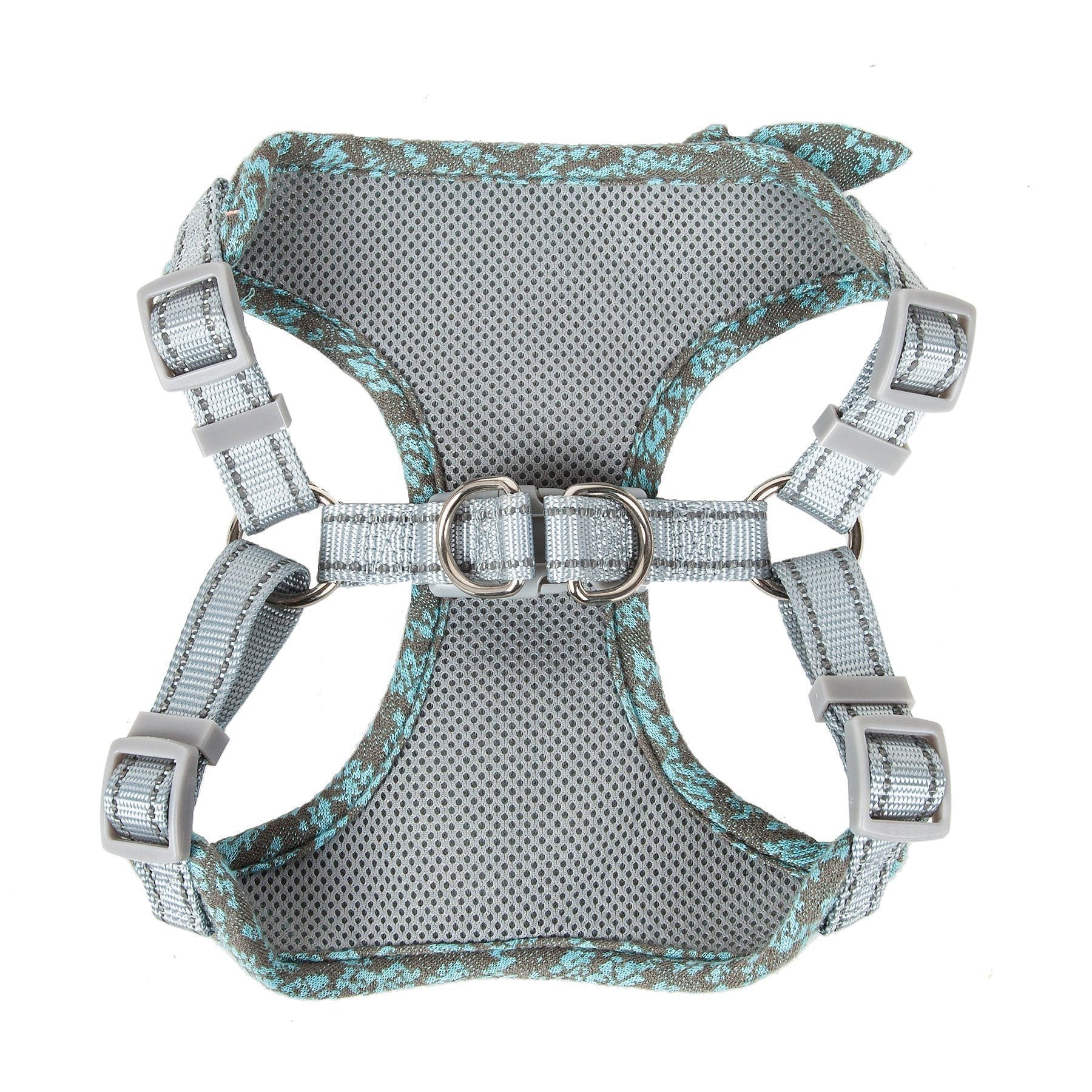 Pet Life ® 'Fidomite' Mesh Reversed and Adjustable Fashion Dog Harness W/ Designer Bowtie - BIG FRENCHIES