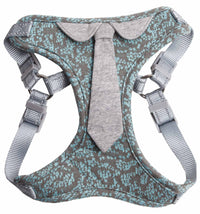 Pet Life ® 'Fidomite' Mesh Reversed and Adjustable Fashion Dog Harness W/ Designer Neck Tie - BIG FRENCHIES