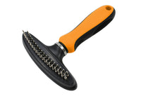 Pet Life ® Flex Series Dual-Row Grooming Rake Pet Comb - BIG FRENCHIES
