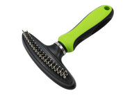 Pet Life ® Flex Series Dual-Row Grooming Rake Pet Comb - BIG FRENCHIES