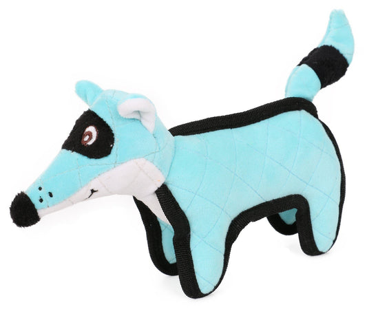 Pet Life ® 'Foxy-Tail' Animated Nylon Quilted Squeaker Plush Dog Toy - BIG FRENCHIES