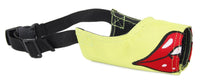 Pet Life ® 'Funimation' Animated Nylon Mesh Protective Travel Anti-Bark Dog Muzzle - BIG FRENCHIES
