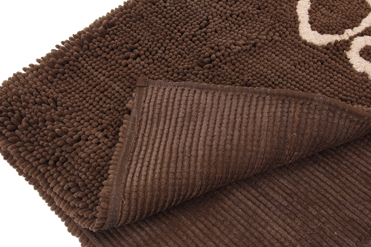 Pet Life ® 'Fuzzy' Quick-Drying Anti-Skid and Machine Washable Dog Mat - BIG FRENCHIES