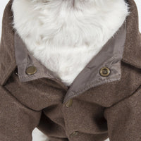 Pet Life ® 'Galore Back-Buckled' Fashion Wool Dog Jacket Coat - BIG FRENCHIES