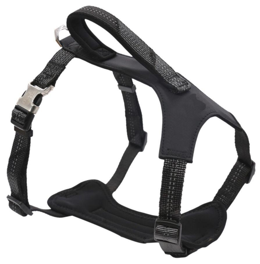 Pet Life ® 'Geo-prene' 2-in-1 Shock Absorbing Neoprene Padded Reflective Dog Leash and Harness - BIG FRENCHIES