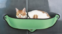 Pet Life ® 'Gravity-Lounge' Suction Cup Kitty Cat Lounger and Bed - BIG FRENCHIES