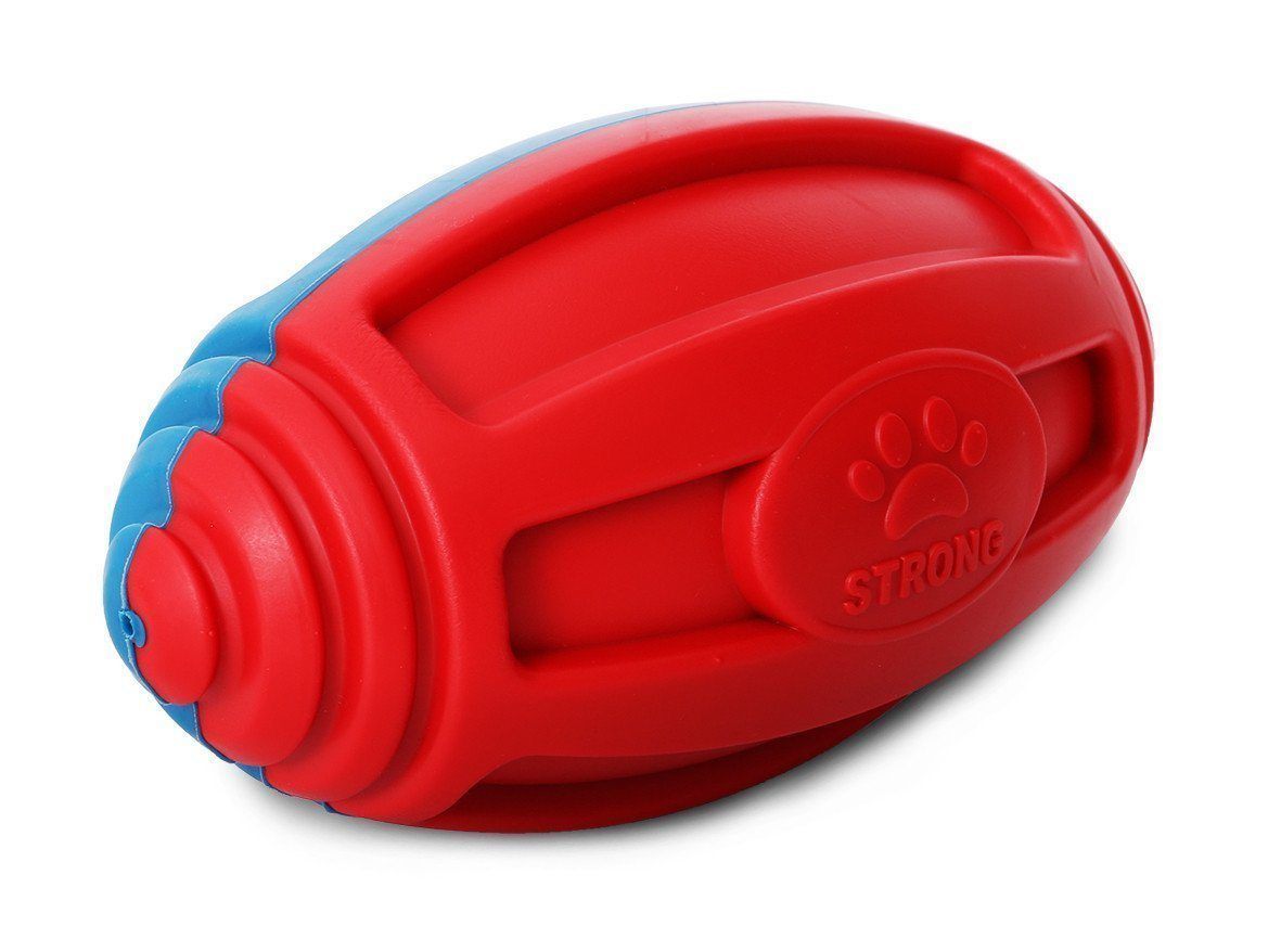 Pet Life ® 'Gridiron Football' Durable Chew and Fetch TPR Waterproof Floating Dog Toy - BIG FRENCHIES