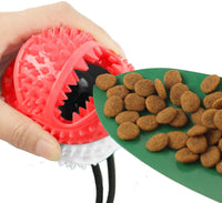 Pet Life ® 'Grip N' Play' Treat Dispensing Ball Shaped Suction Cup Dog Toy - BIG FRENCHIES