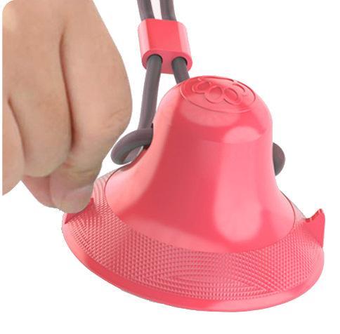 Pet Life ® 'Grip N' Play' Treat Dispensing Ball Shaped Suction Cup Dog Toy - BIG FRENCHIES