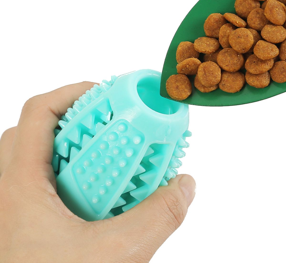 Pet Life ® 'Grip N' Play' Treat Dispensing Football Shaped Suction Cup Dog Toy - BIG FRENCHIES