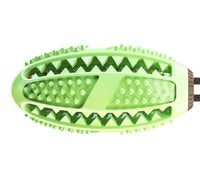 Pet Life ® 'Grip N' Play' Treat Dispensing Football Shaped Suction Cup Dog Toy - BIG FRENCHIES