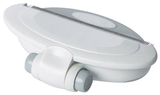 Pet Life ® 'Gyrater' Swivel Travel Grooming Deshedding Pet Comb - BIG FRENCHIES