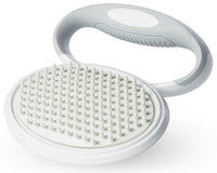 Pet Life ® 'Gyrater' Swivel Travel Silicone Massage Grooming Cat Brush - BIG FRENCHIES