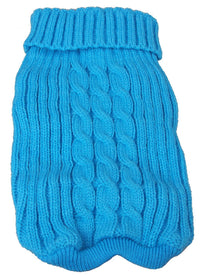 Pet Life ® Heavy Cotton Rib-Collared Fashion Dog Sweater - BIG FRENCHIES