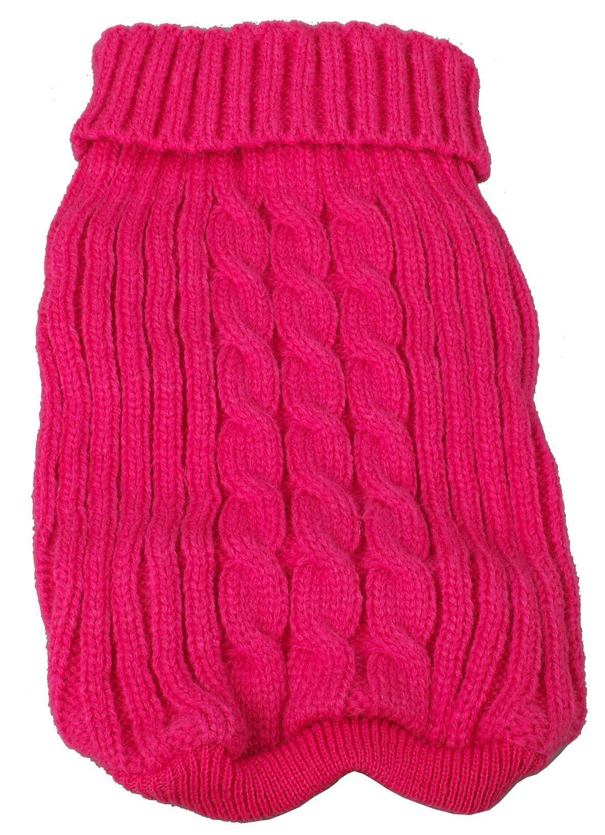 Pet Life ® Heavy Cotton Rib-Collared Fashion Dog Sweater - BIG FRENCHIES