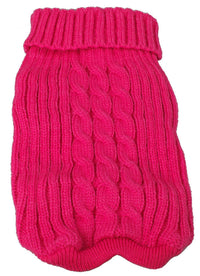 Pet Life ® Heavy Cotton Rib-Collared Fashion Dog Sweater - BIG FRENCHIES