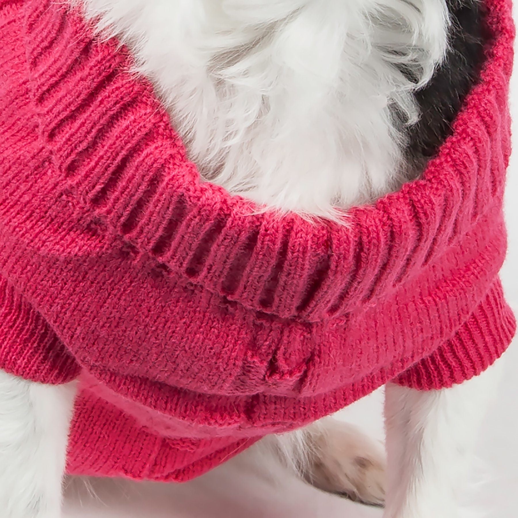 Pet Life ® Heavy Cotton Rib-Collared Fashion Dog Sweater - BIG FRENCHIES
