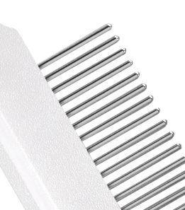 Pet Life ® 'JOYNE' Multi-Functional 2-in-1 Swivel Travel Grooming Comb and Deshedder - BIG FRENCHIES