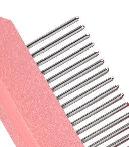 Pet Life ® 'JOYNE' Multi-Functional 2-in-1 Swivel Travel Grooming Comb and Deshedder - BIG FRENCHIES