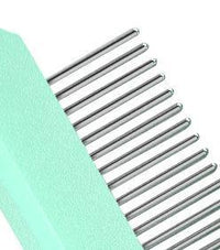Pet Life ® 'JOYNE' Multi-Functional 2-in-1 Swivel Travel Grooming Comb and Deshedder - BIG FRENCHIES