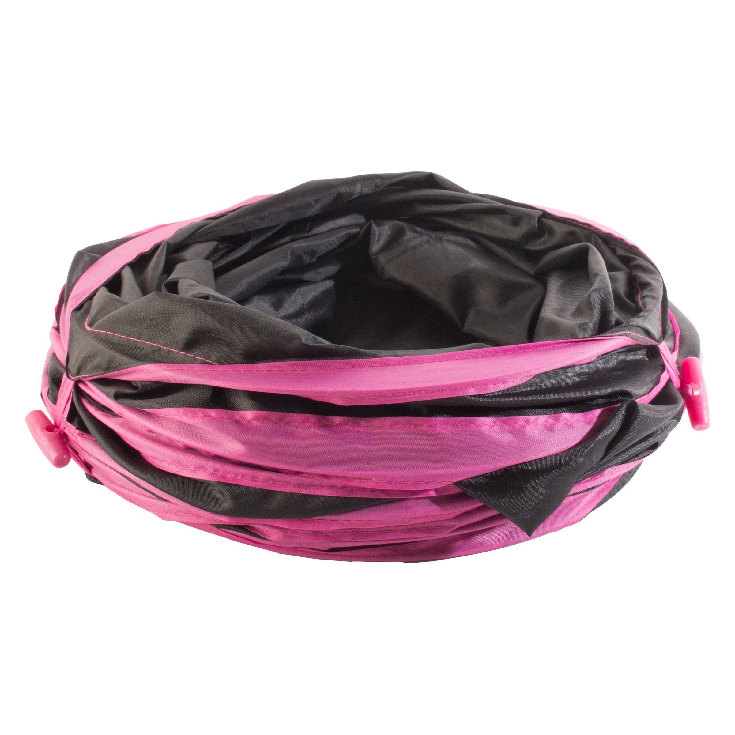 Pet Life ® 'Kitting-Go-Seek' Collapsible Folding Travel 3-way Kitty Cat Tunnel - BIG FRENCHIES