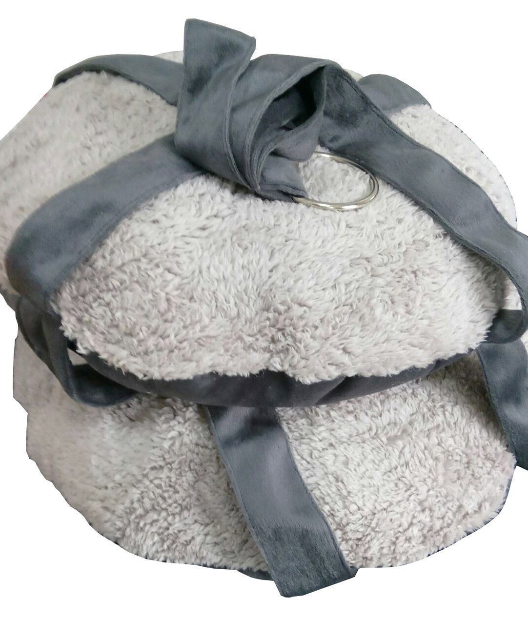 Pet Life ® 'Kittyhaus' Dual-Lounge Hanging Relaxing Kitty Cat Pillow Bed Hammock Lounger - BIG FRENCHIES