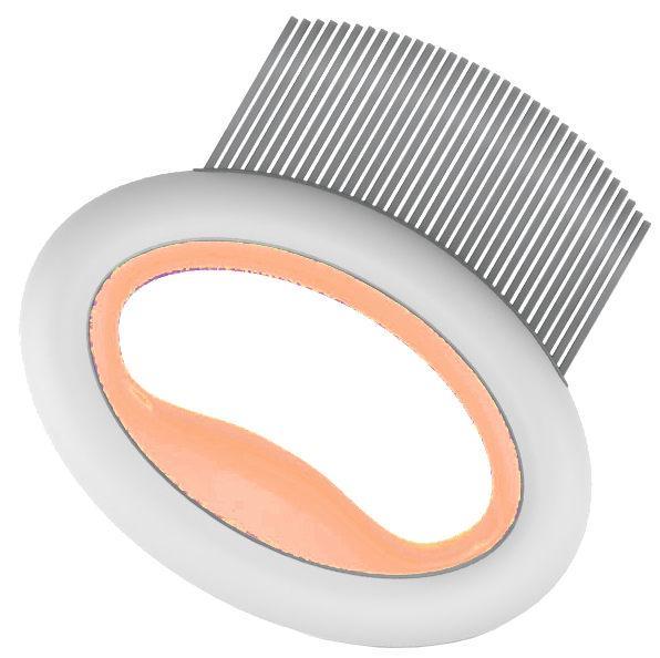 Pet Life ® 'Knuckler' Handheld Travel Flexible Grooming Pet Rake Comb - BIG FRENCHIES
