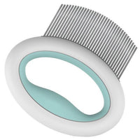 Pet Life ® 'Knuckler' Handheld Travel Flexible Grooming Pet Rake Comb - BIG FRENCHIES