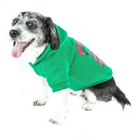 Pet Life ® LED Lighting 'Cool Santa Shades' Hooded Dog Costume Sweater w/ Included Batteries - BIG FRENCHIES