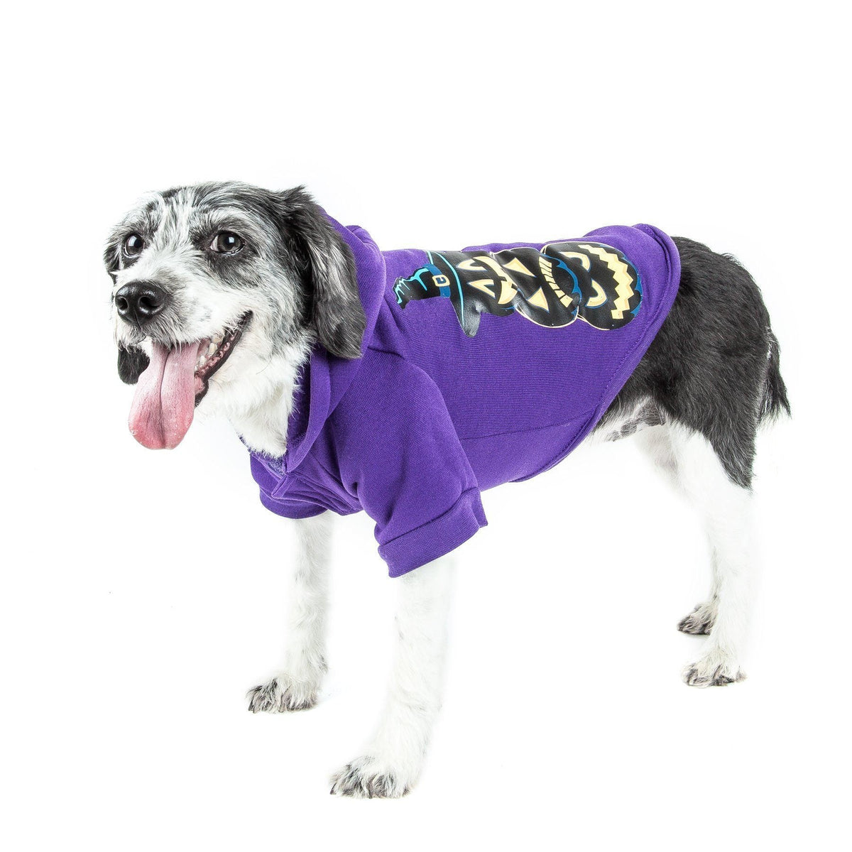 Pet Life ® LED Lighting Halloween Happy Snowman Hooded Dog Costume Sweater w/ Included Batteries - BIG FRENCHIES
