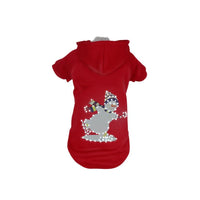 Pet Life ® LED Lighting Holiday Snowman Hooded dog Costume Sweater w/ Included Batteries - BIG FRENCHIES