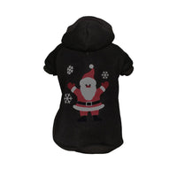 Pet Life ® LED Lighting 'Juggling Santa' Hooded Dog Costume Sweater w/ Included Batteries - BIG FRENCHIES